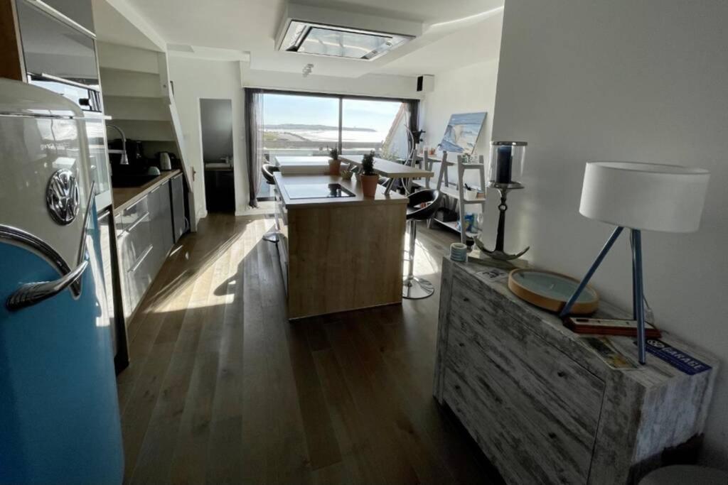 Апартаменты Duplex Avec Jacuzzi Vue Imprenable Sur La Baie De Виссан Экстерьер фото